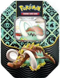 (image for) Pokemon TCG Scarlet & Violet 4.5 Paldean Fates Tin - Great Tusk - Click Image to Close