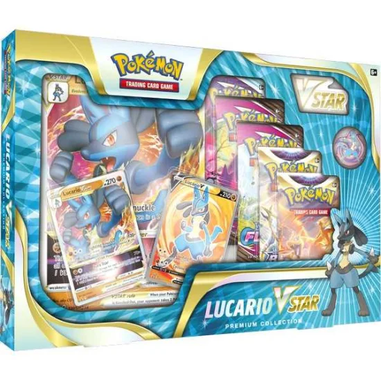 (image for) Pokemon TCG: Lucario VSTAR Premium Pin Collection - Click Image to Close