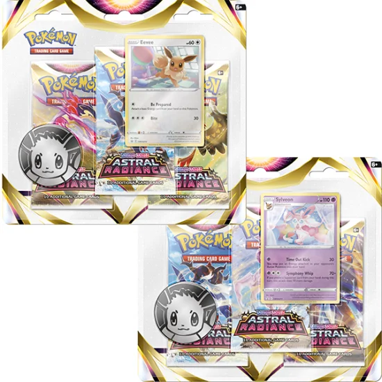 (image for) Pokemon TCG Swords and Shields Astral Radiance Triple Blister Pack