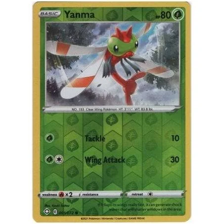 (image for) Yanma Reverse Holo 001/072 Shining Fates