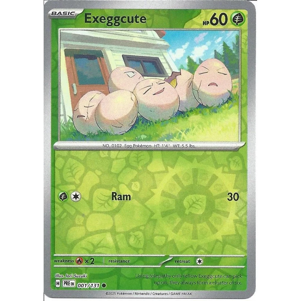 (image for) Exeggcute Reverse Holo 001/131 Prismatic Evolutions