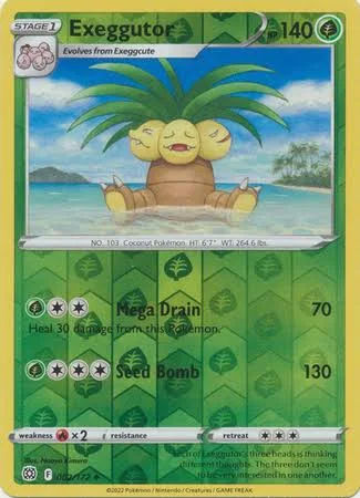 Exeggutor Reverse Holo 002/172