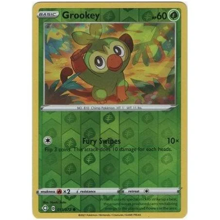 (image for) Grookey Reverse Holo 011/072 Shining Fates