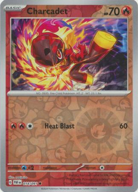 (image for) Charcadet Reverse Holo 014/091 Paldean Fates