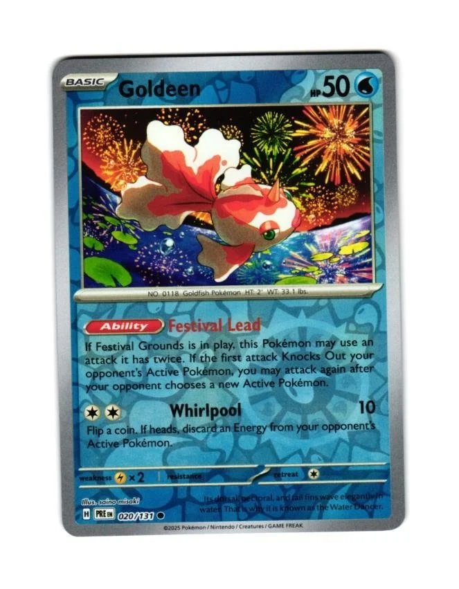 Goldeen Reverse Holo 020/131 Prismatic Evolutions