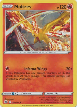 (image for) Moltres Full Holo Rare 021/172