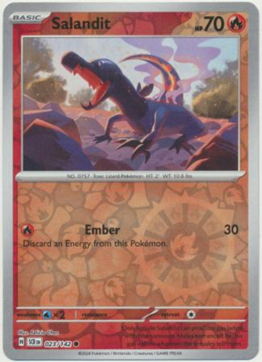 Salandit Reverse Holo 023/142 Stellar Crown