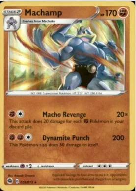 (image for) Machamp Full Holo Rare 026/073