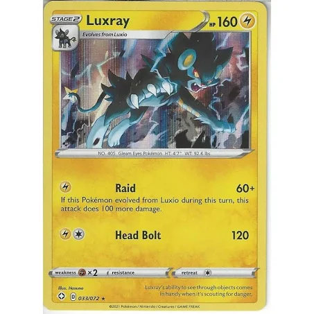 (image for) Luxray Full Holo 033/072 Shining Fates