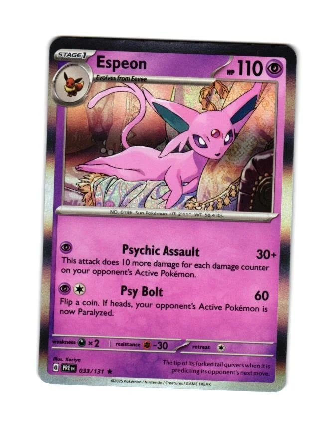 (image for) Espeon Full Holo Rare 033/131 Prismatic Evolutions