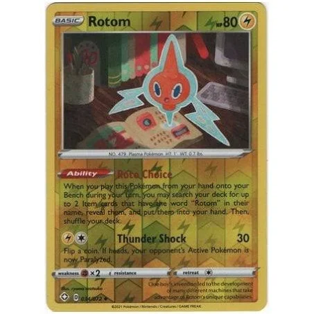 (image for) Rotom Reverse Holo 034/072 Shining Fates