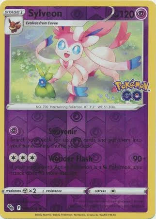 (image for) Sylveon Reverse Holo 035/078 Pokemon GO