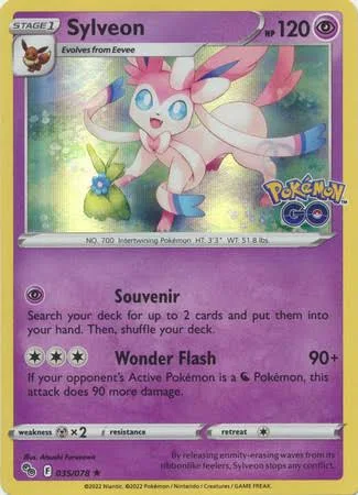 (image for) Sylveon Full Holo 035/078 Pokemon GO