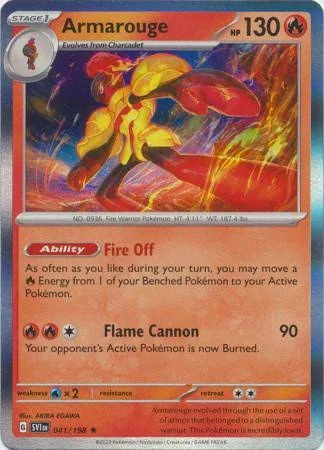 (image for) Armarouge Full Holo 041/198 Scarlet And Violet Base