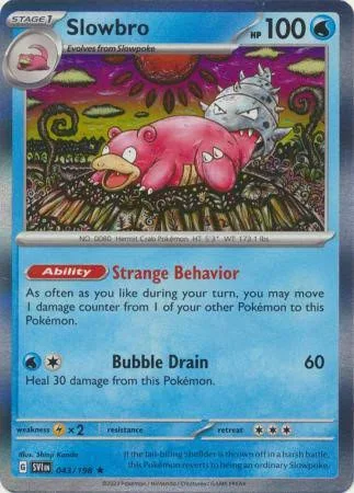 (image for) Slowbro Full Holo 043/198 Scarlet And Violet Base