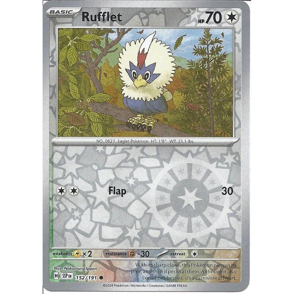 (image for) Rufflet Reverse Holo 152/191 Surging Sparks