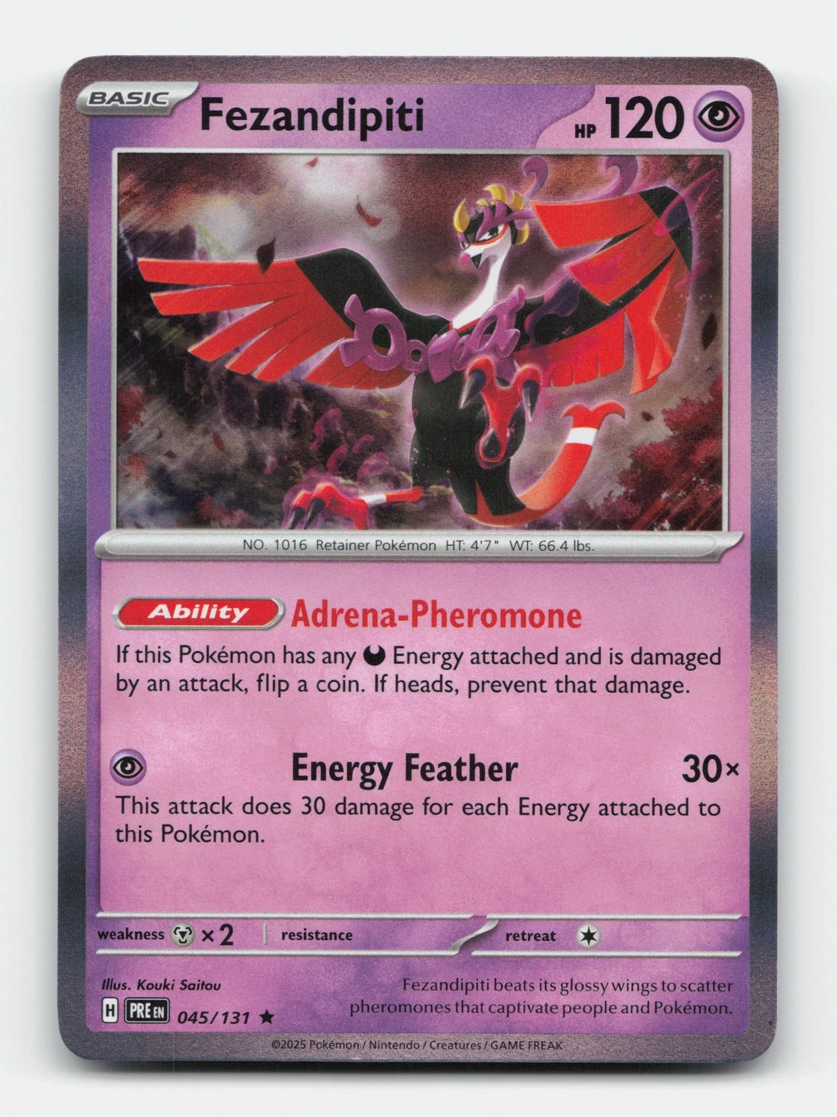 (image for) Fezandipiti Full Holo Rare 045/131 Prismatic Evolution