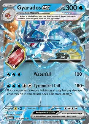 (image for) Gyarados Ex Double Rare 045/198 Scarlet And Violet Base