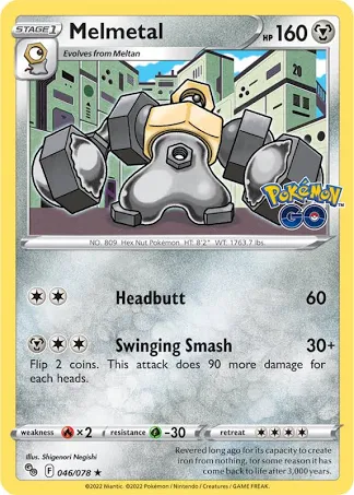 (image for) Melmetal Full Holo 046/078 Pokemon GO