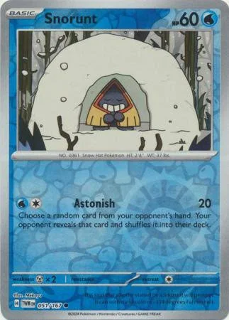 Snorunt Reverse Holo 051/167 Twilight Masquerade
