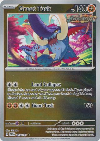 (image for) Great Tusk Full Holo 055/131 Prismatic Evolutions