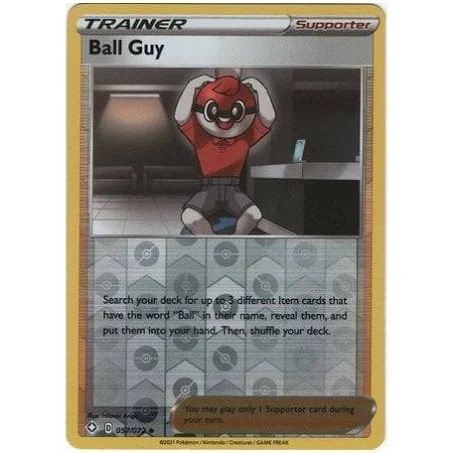 (image for) Trainer Ball Guy Reverse Holo 057/072 Shining Fates