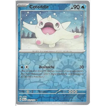 Cetoddle Reverse Holo 058/198 Scarlet And Violet Base