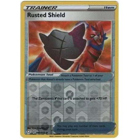 (image for) Trainer Rusted Shield Reverse Holo 061/072 Shining Fates