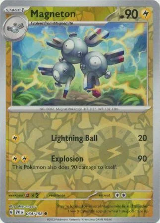 (image for) Magneton Reverse Holo 064/198 Scarlet And Violet Base