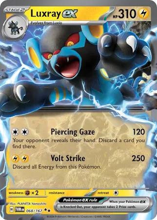 (image for) Luxray Ex Double Rare 068/167 Twilight Masquerade