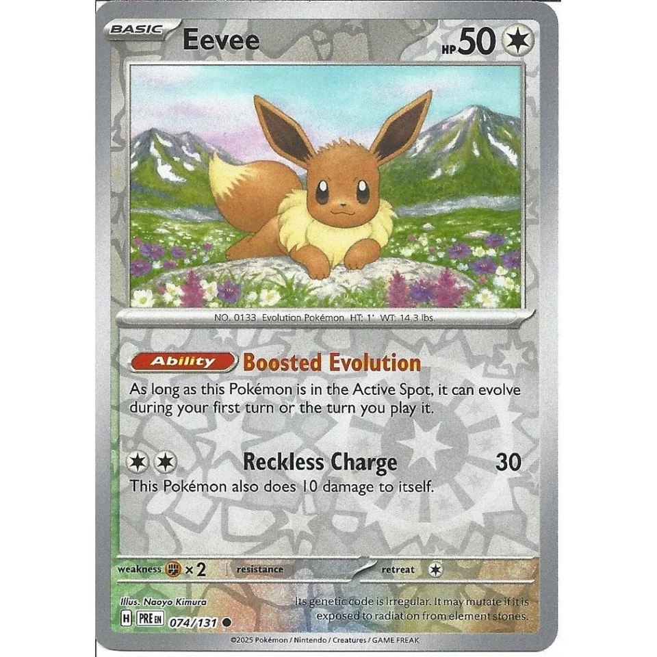 (image for) Eevee Reverse Holo 074/131 Prismatic Evolutions