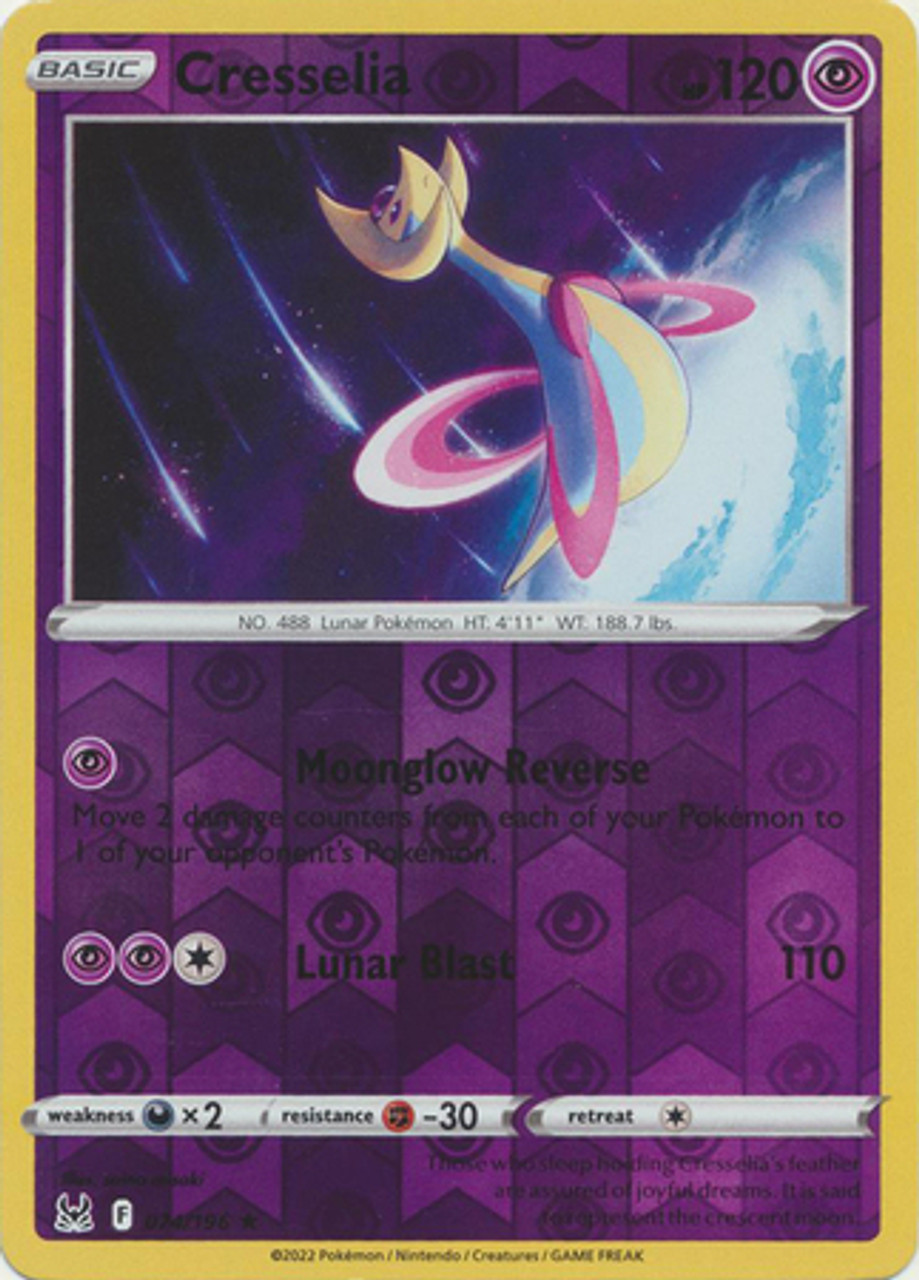 (image for) Cresselia Reverse Holo Rare 074/196 Lost Origin