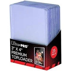 (image for) 3" x 4" Ultra Pro Premium Toploader 25 pack