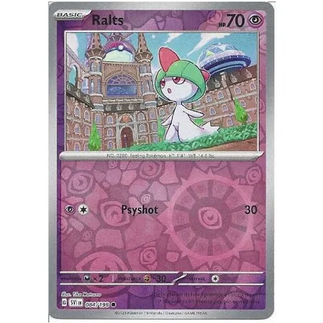 (image for) Ralts Reverse Holo 084/198 Scarlet And Violet Base