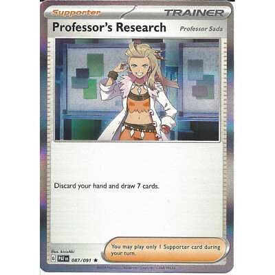 (image for) Proffessor\'s Research Full Holo 087/091 Paldean Fates