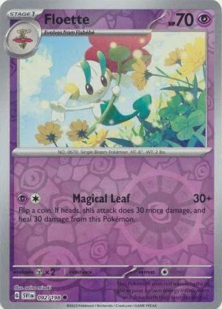 Floette Reverse Holo 092/198 Scarlet And Violet Base