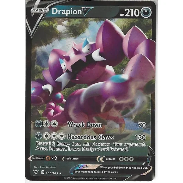 (image for) Drapion V Rare 106/185 Vivid Voltage