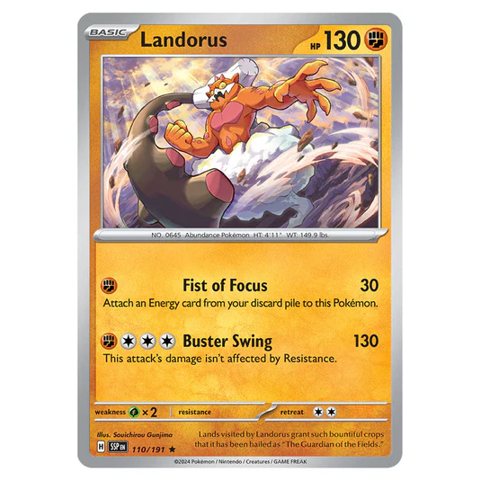 (image for) Landorus Full Holo 110/191 Surging Sparks