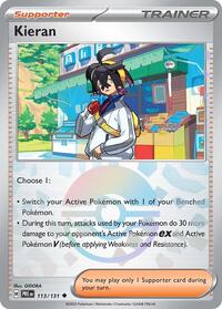 (image for) Kieran Textured Pokeball Trainer 113/131 Prismatic Evolutions