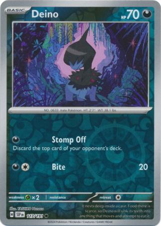 (image for) Deino Reverse Holo 117/191 Surging Sparks