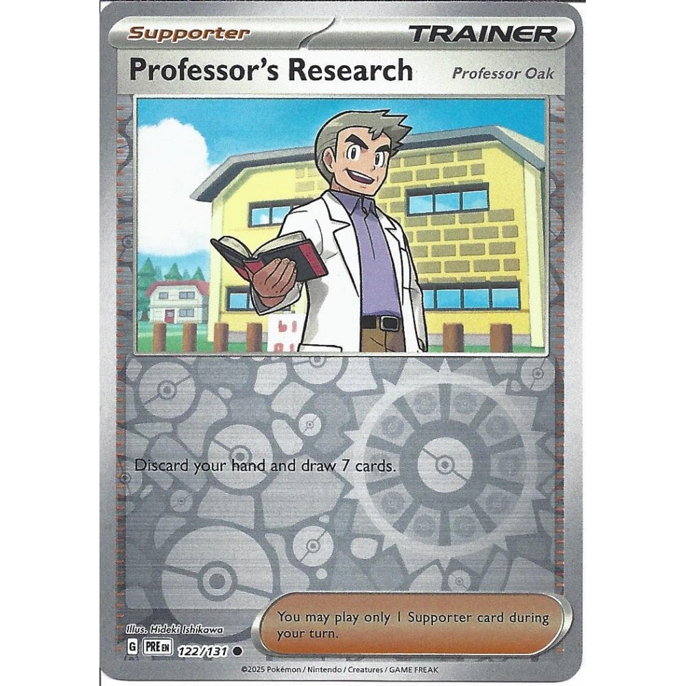 (image for) Professor's Research Reverse Pokeball Pattern Holo 122/131 Prismatic Evolutions