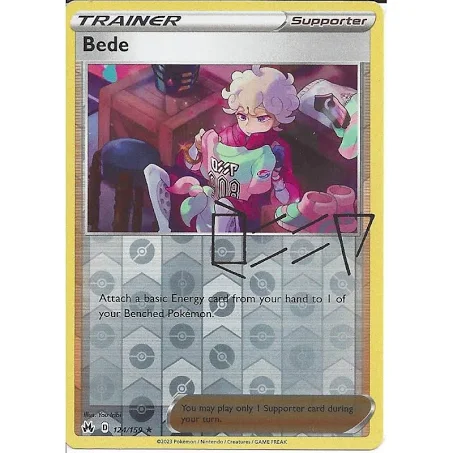 (image for) Bede Full Holo Trainer Card 124/159 Crown Zenith