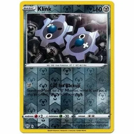 (image for) Klink Reverse Holo 125/189 Darkness Ablaze