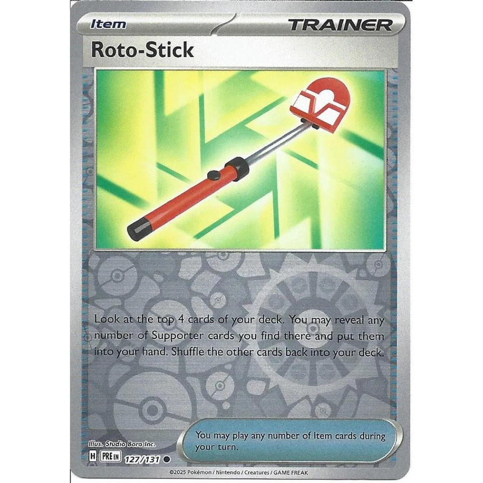 (image for) Roto Stick Reverse Pokeball Holo 127/131 Prismatic Evolutions