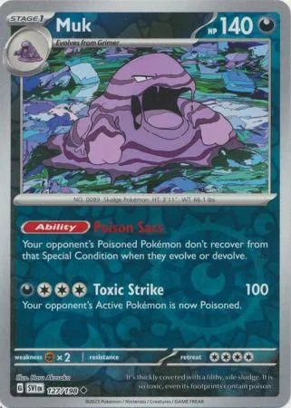 (image for) Muk Reverse Holo 127/198 Scarlet And Violet Base