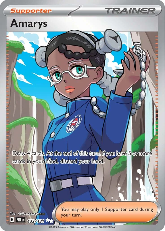 Amarys Secret Full Art Trainer 132/131 Prismatic Evolutions