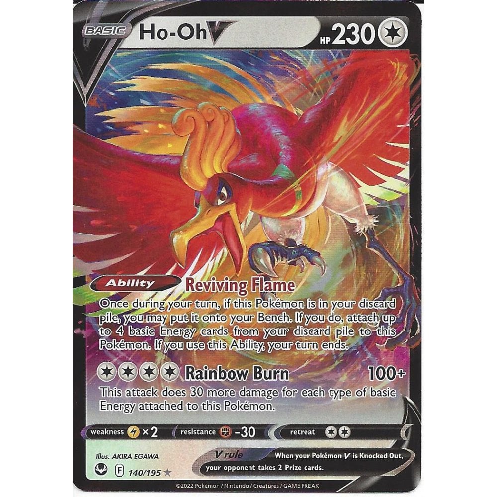 (image for) Ho-Oh V 140/195 Silver Tempest