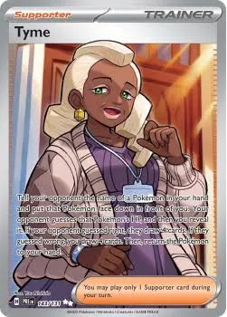 Tyme Secret Illustration Rare 143/131 Prismatic Evolutions