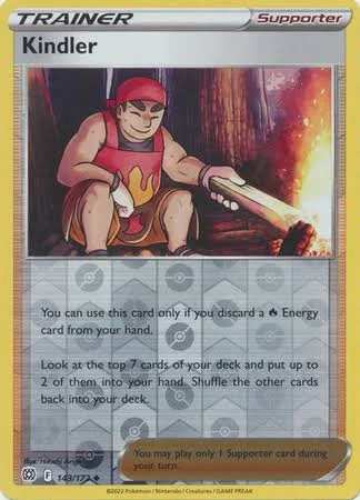 (image for) Kindler Reverse Holo Trainer 143/172