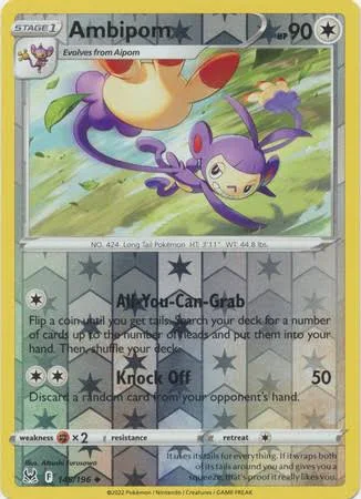 (image for) Ambipom Reverse Holo 145/196 Lost Origin